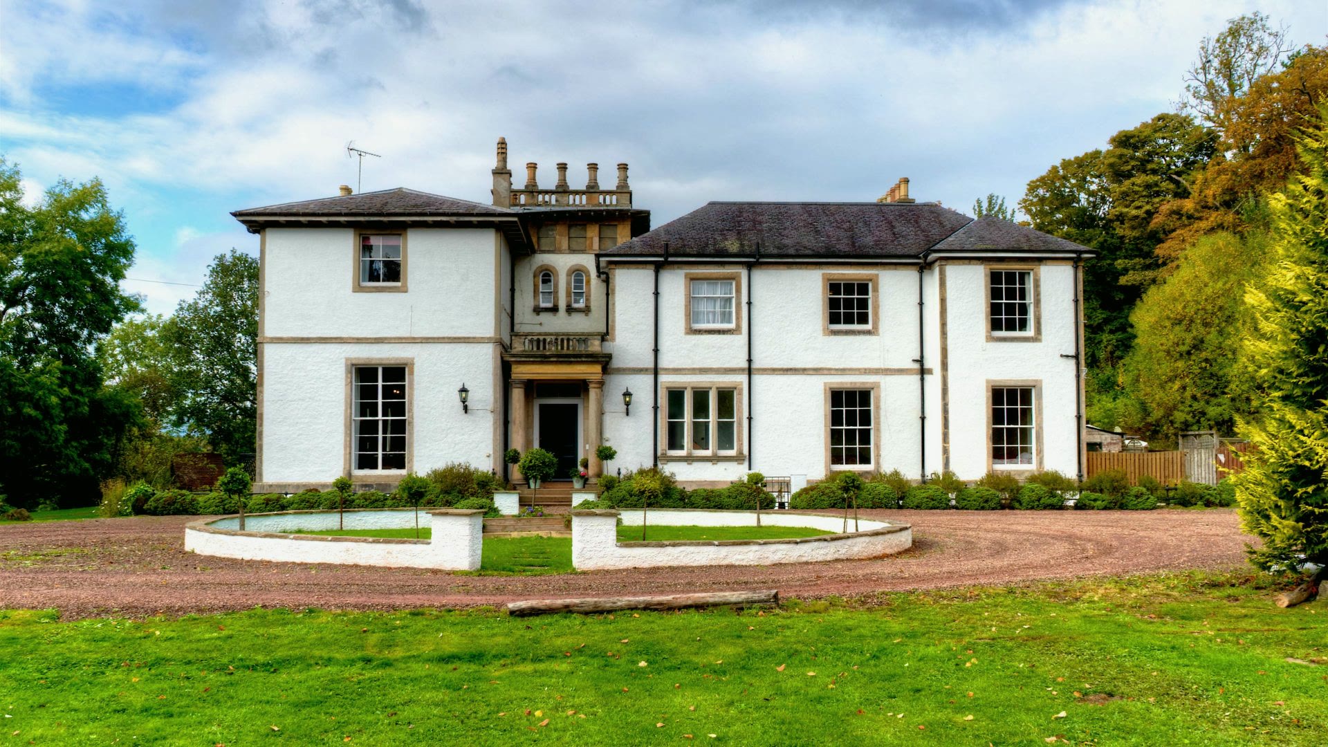 Front of Kirkhill Mansion