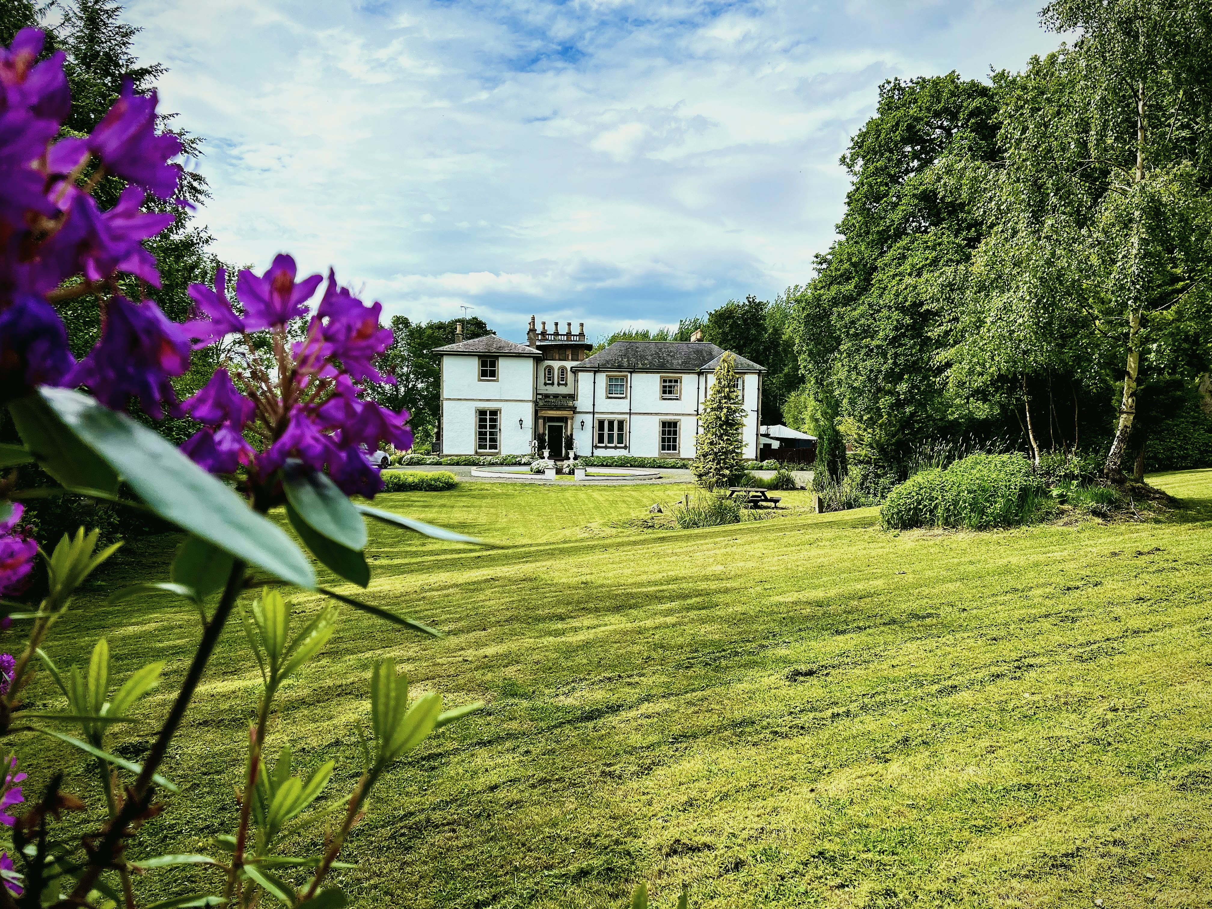 The Mansion House at Kirkhill and grounds