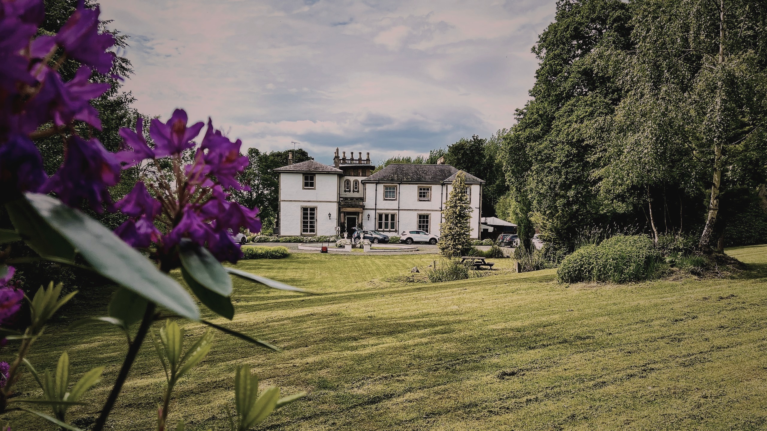Front Lawn at Kirkhill Mansion